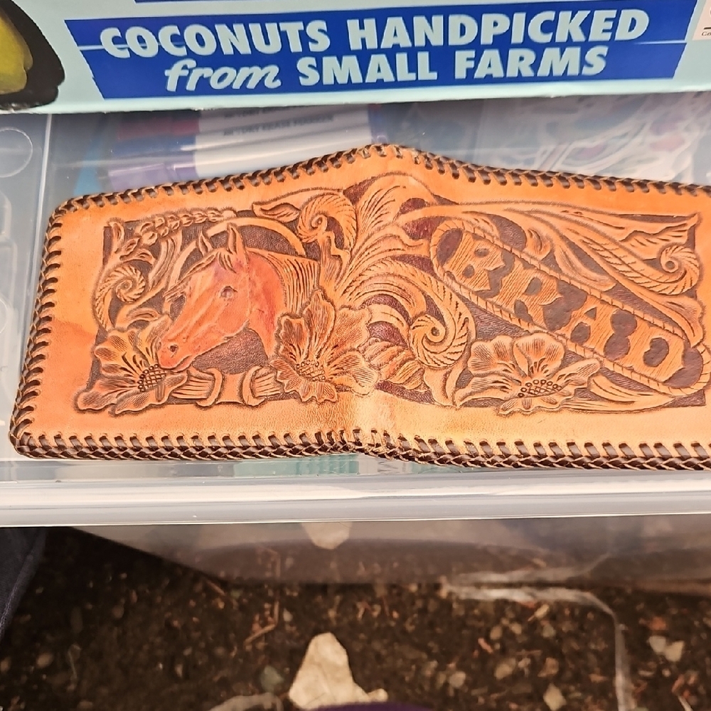 Handcrafted Tan Leather Wallet